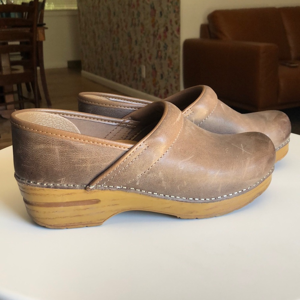 Dansko Stone Distressed Clogs